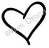 Heart (3) vinyl decal