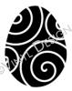 Easter Egg Swirls vinyl decal