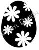 Easter Egg Flowers vinyl decal