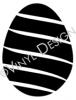 Easter Egg Lines vinyl decal