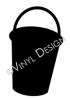 Sand Bucket vinyl decal