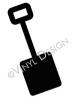 Sand Shovel vinyl decal