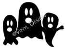 3 Ghosts vinyl decal