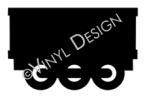 Train Car (1) vinyl decal