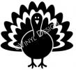 Turkey vinyl decal