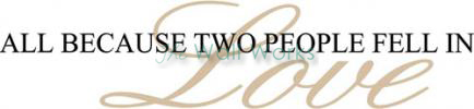 Two People Fell in Love(2) vinyl decal
