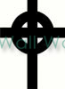 Cross (2) vinyl decal