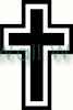 Cross (4) vinyl decal