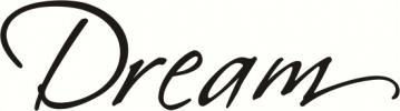 Dream vinyl decal