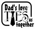 Dad's Love vinyl decal