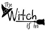 The Witch is In (1) vinyl decal