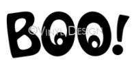 Boo (3) vinyl decal