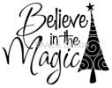 Believe in the Magic vinyl decal