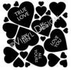 Conversation Heart Set vinyl decal