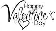 Happy Valentine's Day vinyl decal