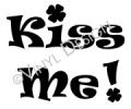 Kiss Me vinyl decal