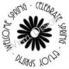 Welcom, Celebrate & Enjoy Spring vinyl decal