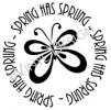 Spring Has Sprung - Butterfly vinyl decal