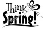 Think Spring vinyl decal