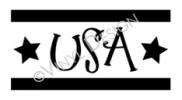 USA vinyl decal