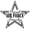 Proud Air Force Family (1) vinyl decal