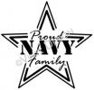 Proud Navy Family vinyl decal