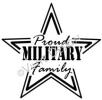 Proud Military Family vinyl decal