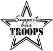 Support Our Troops vinyl decal