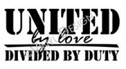 United By Love vinyl decal
