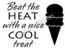 Beat the Heat vinyl decal