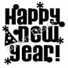 Happy New Year (6) vinyl decal