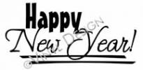 Happy New Year (5) vinyl decal