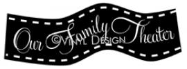 Our Family Theater vinyl decal