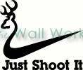 Just Shoot It vinyl decal