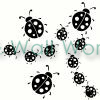 Lady Bugs vinyl decal