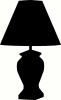 Lamp vinyl decal