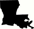 Louisiana vinyl decal