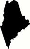 Maine vinyl decal