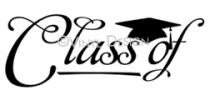 Class Of....(2) vinyl decal