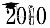 Graduation 2010 vinyl decal