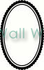 Oval Frame (3) vinyl decal