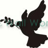 Peace Dove (1) vinyl decal