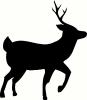 Reindeer vinyl decal