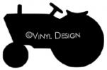 Tractor vinyl decal