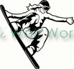 Snowboarder (1) vinyl decal