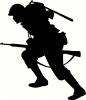 Soldier vinyl decal