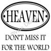 Heaven (1) vinyl decal