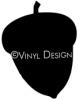 Acorn Sillhouette vinyl decal