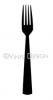 Fork vinyl decal