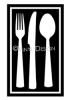 Silverware (2) vinyl decal